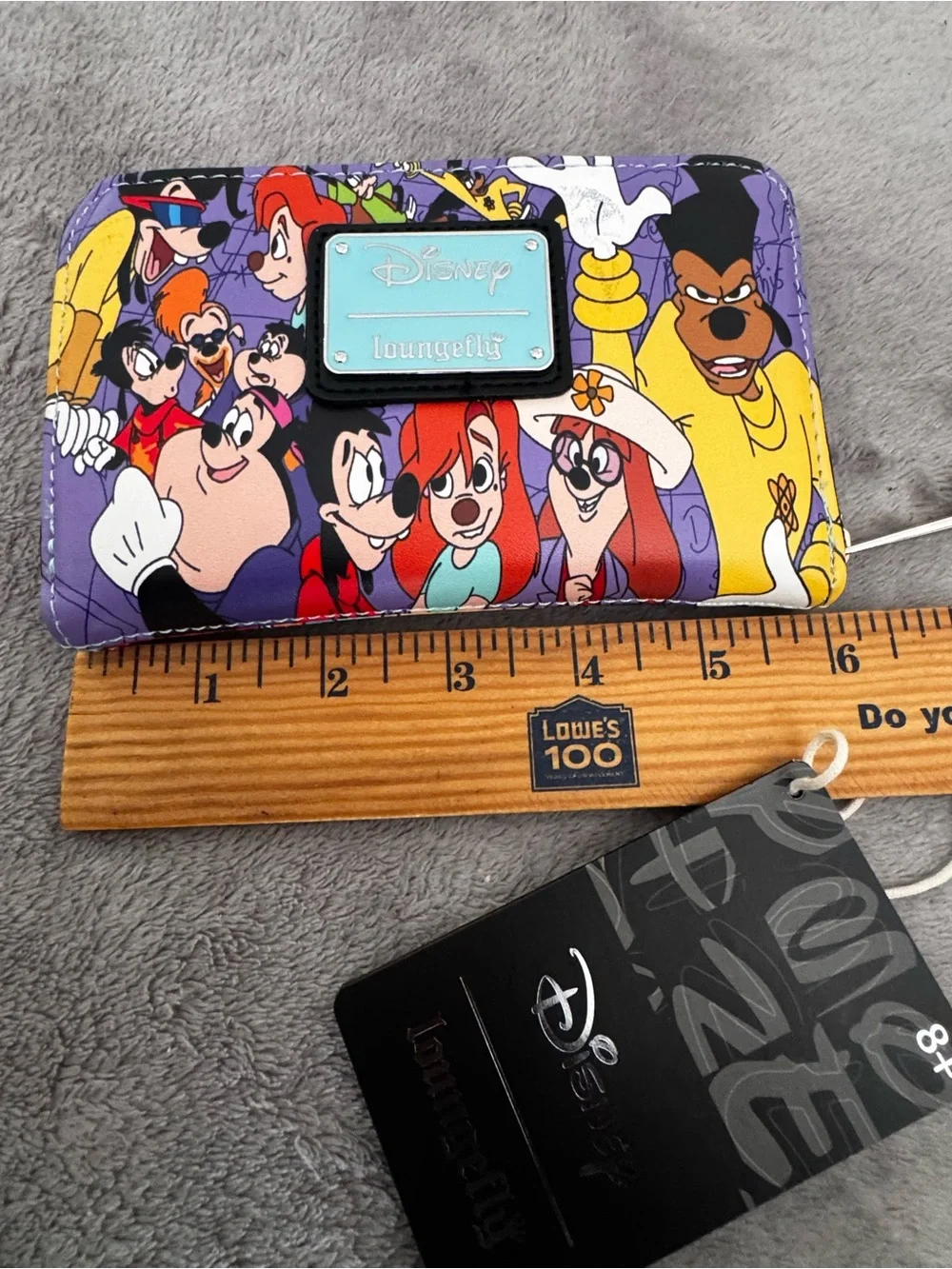Loungefly Disney Goofy Movie Collage Ziparound Wallet NEW Rare